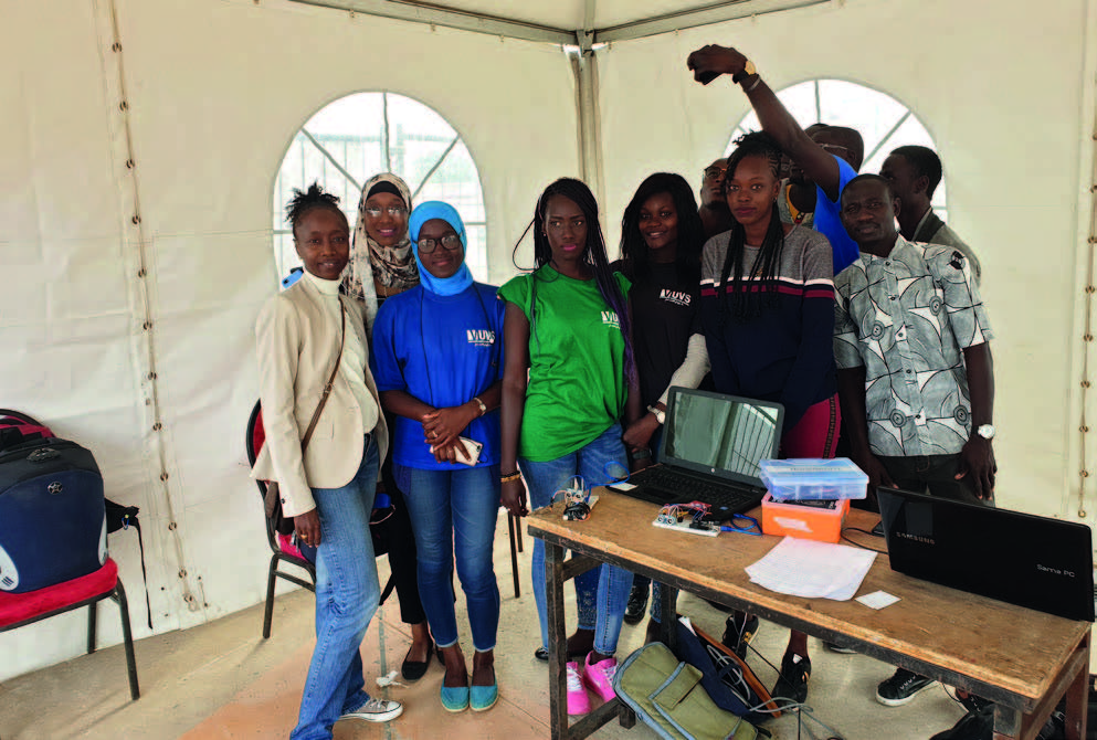 African Science Week: the presence of UVS marked by an exhibition – demo of four students from M.A.I.